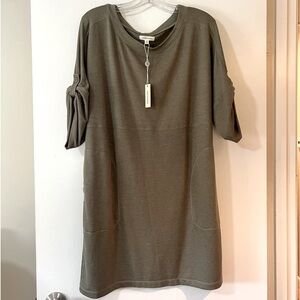 Max Studio Green Jersey Knits Dress in size L - NWT